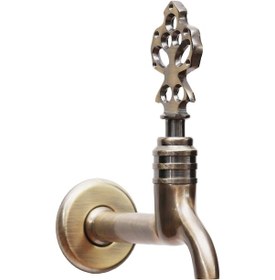 Resim Osmanlı Antik Uzun Musluk ( Lüx . %100 Pirinç ) 