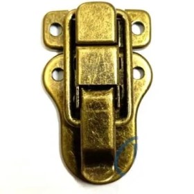 Resim Eco Port Sandık, Kutu Klipsi, Ön Kilidi - 48X30MM, Antik, 1 Adet 