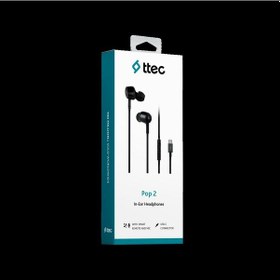 Resim Ttec 2kmm15s Pop 2 Usb-c Stereo Mikrofonlu Kulakiçi Kulaklık Siyah Diğer 