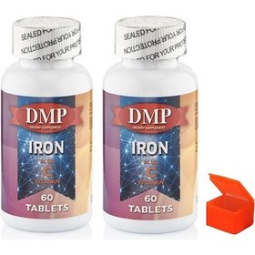 Resim DMP Demir Iron Plus Vitamin C 120 2 x 60 Tablets + Hap Kutusu 