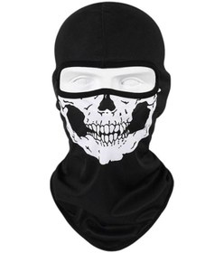Resim Motoanl Motosiklet Kurukafa Balaklava Güneş Koruyucu Rüzgar Geçirmez Motor Maske 2 Adet Siyah 