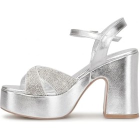 Resim Beety 26BY85.45562 Kadın Platform Ayakkabı Gümüş 