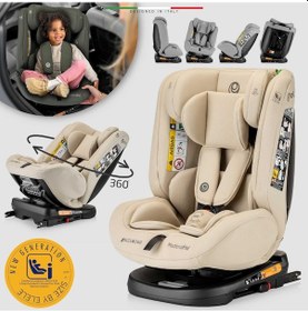 Resim Elele Modenafix 2 360 Dönen I-size Oto Koltuğu İsofix 40-150 Cm 0-36 Kg Bej 