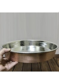 Resim Bakır Fırın Tepsisi 35 CM Bakır 