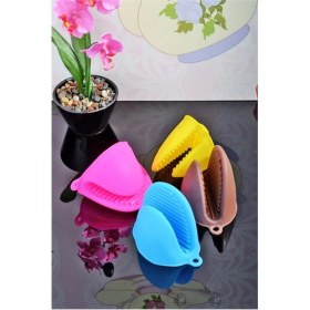 Resim Royal Windsor Silikon Renkli 4'Lü Yanmaz Yapışmaz Fırın Eldiveni 