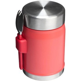Resim Stanley Classic Legendary Kaşıklı Yemek Termosu 0.4l Hot Coral Hot Coral 