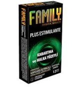 Resim Family Plus Estimulante Prezervatif 12'li 