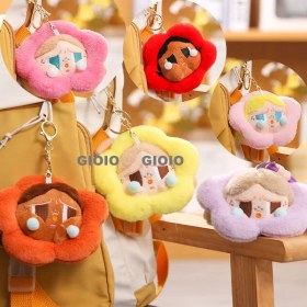 Resim Silver1 Iyi Şanslar Bebek Sevimli Karikatür Peluş Bebek Çanta Kolye Kız Öğrenci Bebek Asılı Anahtar (Yurt Dışından) 