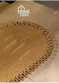 Resim Jüt, Desenli Kapı Önü, Paspas, Banyo Paspası, Balkon Paspası/Hediyelik, Ev Eşyası. Hasır 80 x 150 