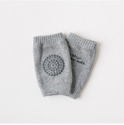 Resim Padalink Bebek Diz Koruması Elastik Çorap, Yaz Çıkmazlıklı, Yürüyüş & Sürünürken Korumak, Pamuklu, 0-3 Yaş, Gri Gri 