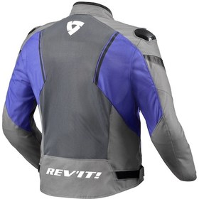 Resim Revit Control Air H2o Gri-mavi Yazlık Motosiklet Montu 