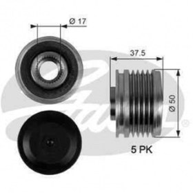 Resim GATES ALTERNATOR KASNAGI MERCEDES A-CLASS W168 9804 W169 0412 VANEO 414 0205 , MITSUBISHI COLT 1,5 DID 