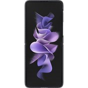 Resim SAMSUNG Galaxy Z Flip3 5G Aramid Telefon Kılıfı Siyah 