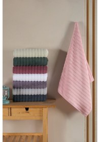 Resim Varol Wave Serisi Premium Micro Cotton Banyo Havlusu 80x150cm Yesıl/80x150cm Yesil 