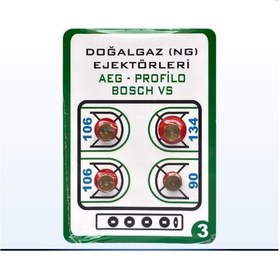 Resim Doğalgaz Dönüşüm Memesi Enjektör No : 7 