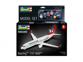 Resim Revell Model Set Türk Hava Yolları Boeing 737-800 63772 