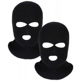 Resim Yün Kar Maskesi Siyah 