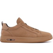 Resim Derimod Erkek Vizon Bağcıklı Nubuk Deri Sneaker,Kışlık Spor Ayakkabı 25WFD6970V3 