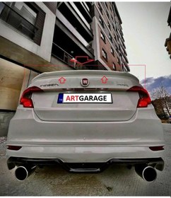 Resim Fiat Egea Boyasız Yarasa Bagaj Spoileri-fiberglass 