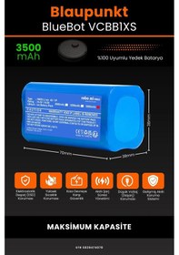 Resim Blaupunkt Bluebot Vcbb1xs 3500mah Robot Süpürge Bataryası 