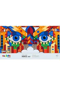 Resim Carioca Plus 4.0 Kuru Boya Kalemi 40'lı 