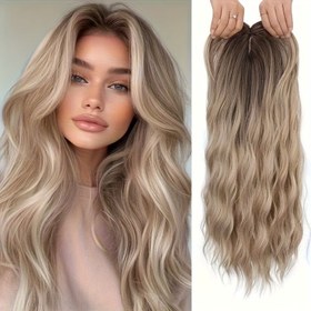 Resim Kadınlar İçin Uzun Kahverengi/Sarışın 