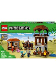 Resim LEGO® Minecraft® Yağmacı Karakolu ve Çapulcu 21278 - 9 Yaş ve Üzeri Çocuklar için Video Oyunu Temalı Yaratıcı Oyuncak Yapım Seti (665P) 