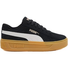 Resim Puma Smash Platform V3 Sd Kadın Günlük Platform Süet Ayakkabı 39194202 Siyah 001 