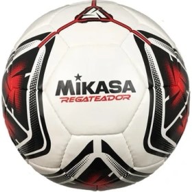 Resim Mikasa Regateador Futbol Topu Sentetik Deri Indoor Outdoor Kullanım 4-5 No Beyaz Kırmızı 