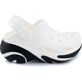 Resim Crocs Bubble Crush Clog 210061-100 Kadın Terlik Beyaz 