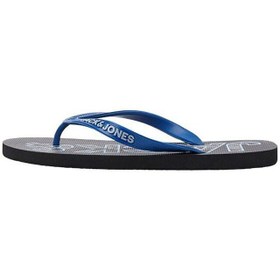 Resim Jack & Jones Parmak Arası Erkek Terlik 12230642 Jfwlogo Palm Prınt Flıp Flop 