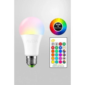 Resim Uzaktan Kumandalı Rgb Ampul – 16 Renk + Beyaz Işık, 9W Renk Değiştirici Lamba 