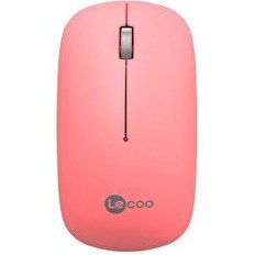 Resim Lecoo WS214 Kablosuz 1200 DPI 3 Tuşlu Optik Mouse Pembe 
