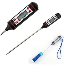 Resim Dijital Gıda Termometresi, Sıcaklık Ölçer, Et, Süt, Yemek Için Güvenilir ve Kullanışlı 