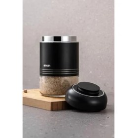 Resim Moko Saklama Kavanozu 650 ml Siyah 