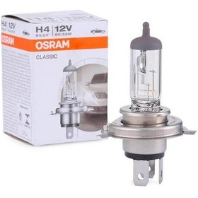 Resim 12v H4 60/55w Halojen Ampul 43t Tırnaklı Osram 64193clc 