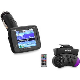 Resim S-Link Sl-Fm-18 2Gb Mp4 Sd/Usb Destekli Fm Transmitter 