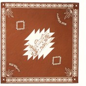 Resim "Vahşi Fısıltılar" Kadınlar için Kowgirl Baskılı Bandana - Çöl Kaktüs Tasarımı, Polyester Kumaş, Günlük Kullanım için Çok Amaçlı Başörtüsü 