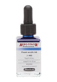 Resim Schmincke Aero Color Airbrush Mürekkep 28 Ml. 403 Sapphire Blue 