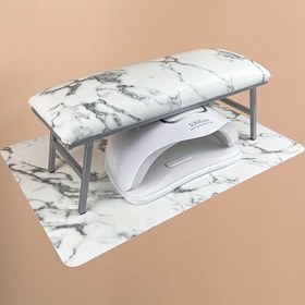 Resim Cusion Ile Tırnak Kol Dayanağı, Tırnak Kol Dayanağı Tırnak Teknolojisi Tırnak Masası Mat, Manikür El Dinlenme Standı Nail Art Aksesuarları Çivi Teknolojisi Için Aracı 