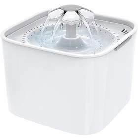 Resim Geeksen Evcil Hayvan Su Çeşmesi Elektrikli Su Kabı Otomatik Döngüsü Filtreli 2l Büyük Kapasiteli 2w Pompa Kediler Köpekler Kuşlar Gine Domuzları İçin 