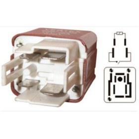 Resim Genel Markalar Fan Rolesi 12V 4P Mitsubishi Toyota Uyumlu Soketli 504630038 