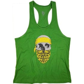 Resim Bluu Arphax Fitness Gym Tank Top Sporcu Atleti Fıstık Yeşili 