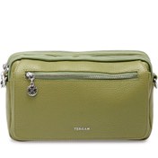 Resim Yeşil Deri Kadın El Çantası - S25Y1BC79999-U5V 