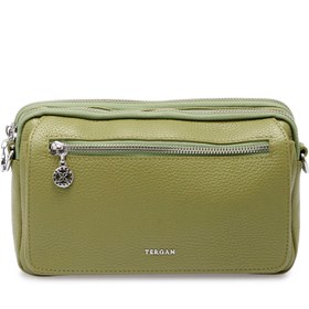 Resim Yeşil Deri Kadın El Çantası - S25Y1BC79999-U5V 