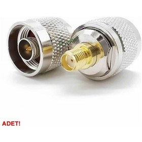 Resim N Tip Erkek To Sma Dişi Soket Adaptör Konnektör 0-6ghz Rf Wi-fi Anten Fpv Lora Helium Router Modem 