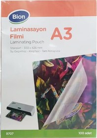 Resim Bion A3 Laminasyon Filmi 125 Mic 100 Lü Paket 9707 