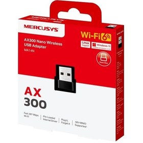 Resim Mercusys Ma14n Ax300 Nano Wireless Usb Adapter 