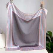 Resim Fernca1 Çizgili Eşarp Ipek Eşarp 70CM Küçük Kare Kafa Bandı Saç Türbanı Kravat Çanta (Yurt Dışından) 
