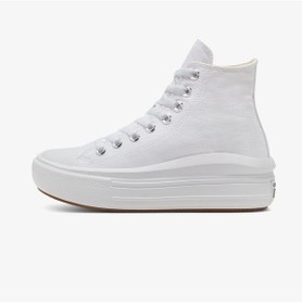 Resim Converse Chuck Taylor All Star Move Platform Hi Kadın Beyaz Sneaker - 568498c Beyaz 